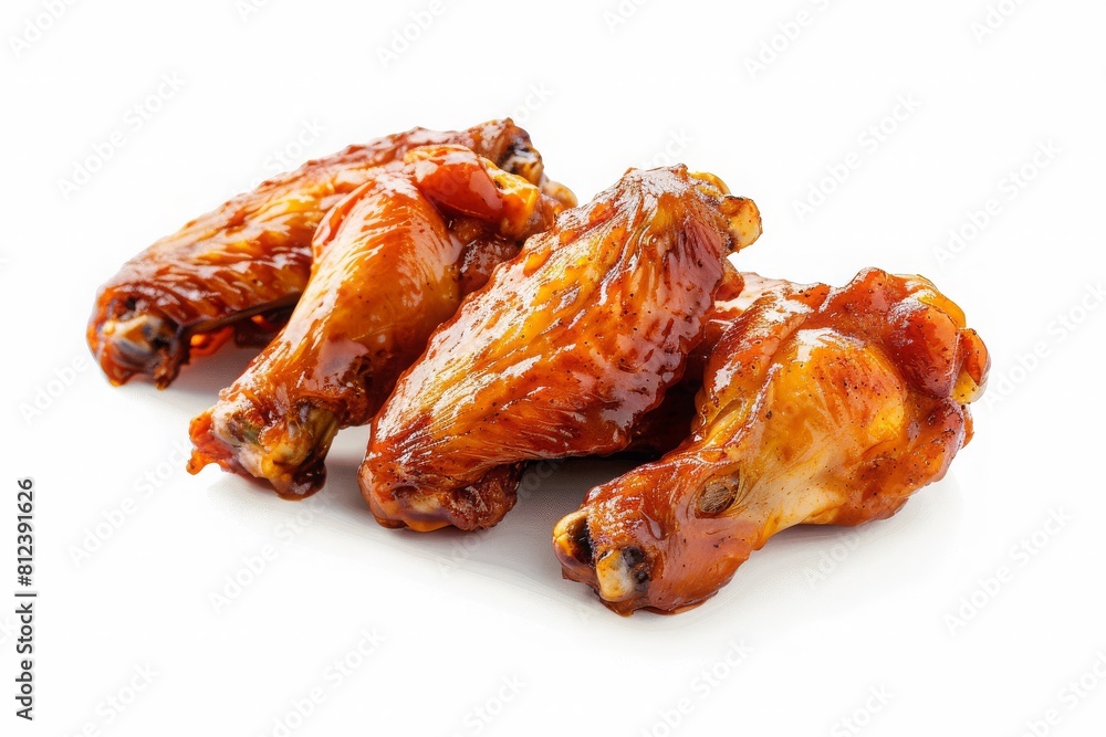crispy fried chicken with isolated background crispy fried chicken with isolated background