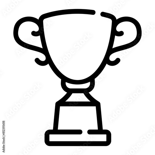 trophy outline icon