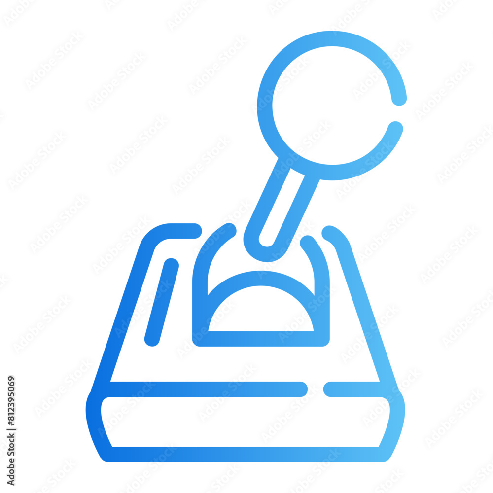 arcade stick gradient icon arcade stick gradient icon