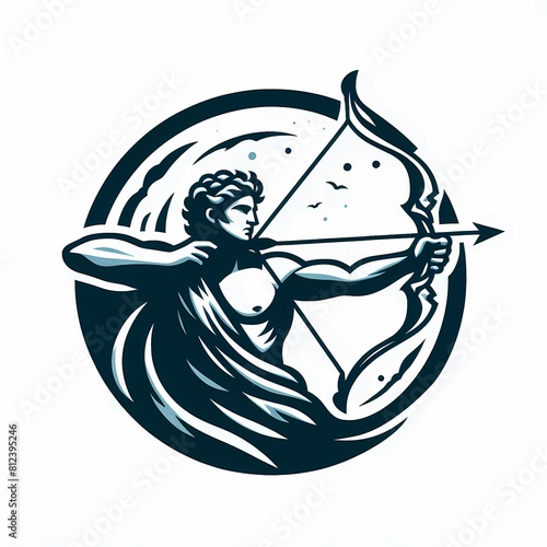 Obraz na płótnie apollo logo illustration