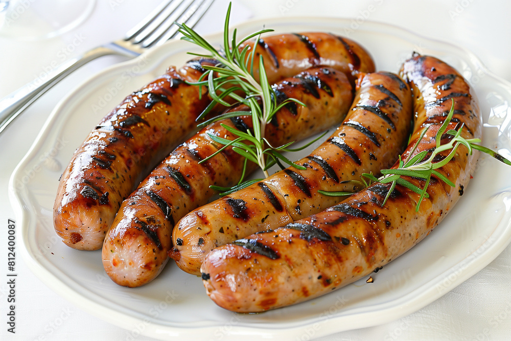 Grilled Sausages with Rosemary Grilled Sausages with Rosemary
