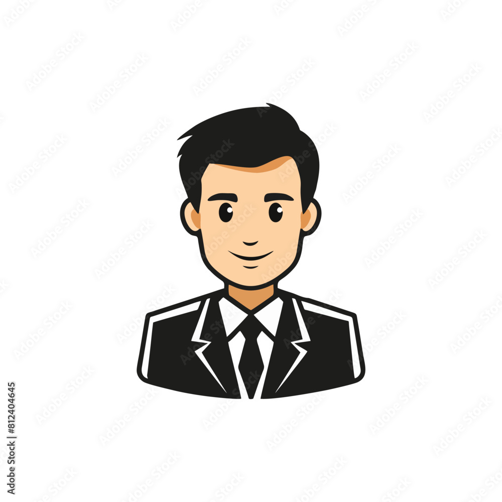 male character vector logo design, male logo vector male character vector logo design, male logo vector
