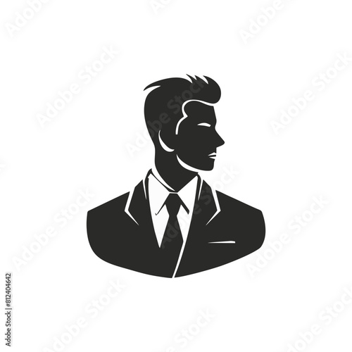 male character vector logo design, male logo vector