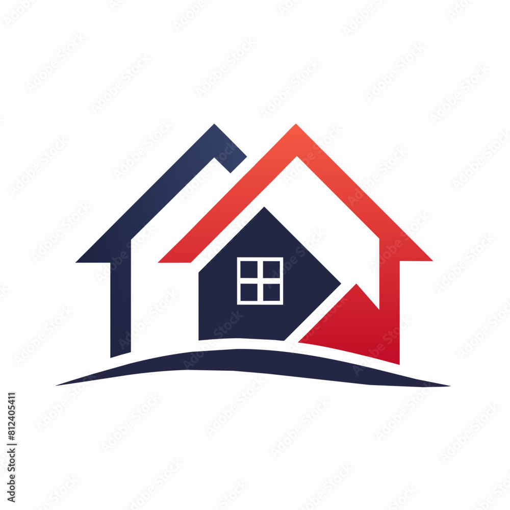 Real estate logo. Modern and simple house vector icon illustration
Real estate logo. Modern and simple house vector icon illustration