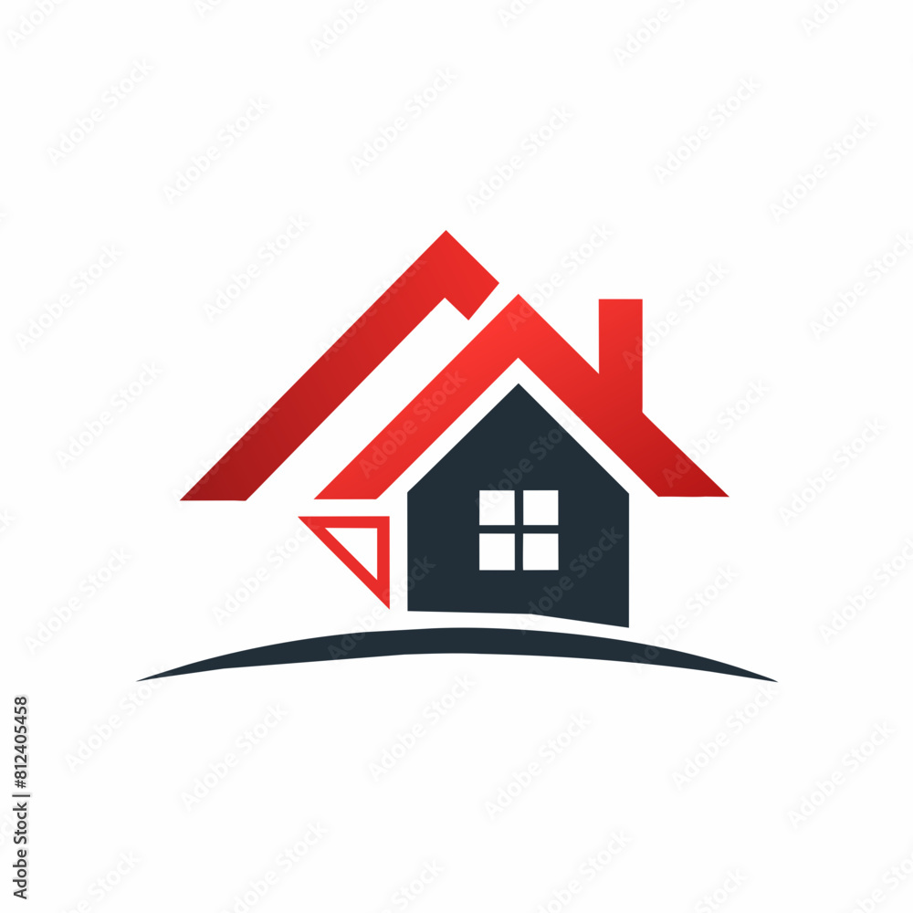 Real estate logo. Modern and simple house vector icon illustration
Real estate logo. Modern and simple house vector icon illustration