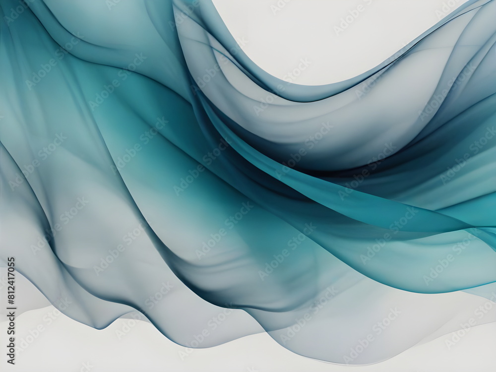 Fototapeta premium background with blue smooth wave 