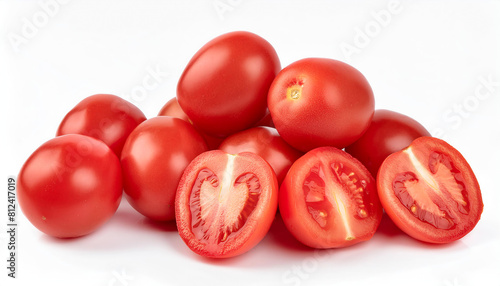 a pile of fresh tomatoes