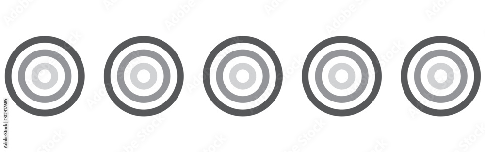 Target icons set. Goal symbol collection. Simple target with arrow. Darts icon. Hitting the bullseye icon line and flat style Target icons set. Goal symbol collection. Simple target with arrow. Darts icon. Hitting the bullseye icon line and flat style