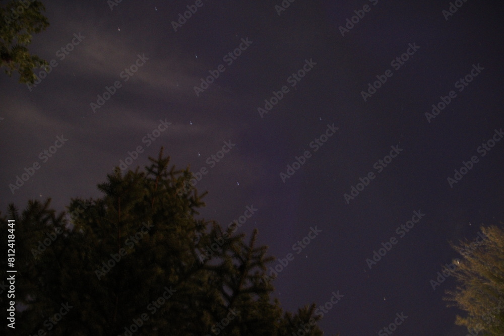 Aurora And Clouds In The Night Sky Aurora And Clouds In The Night Sky