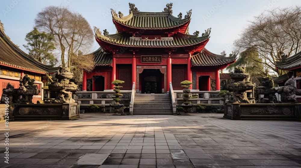 The Exterior of Buddha Temple