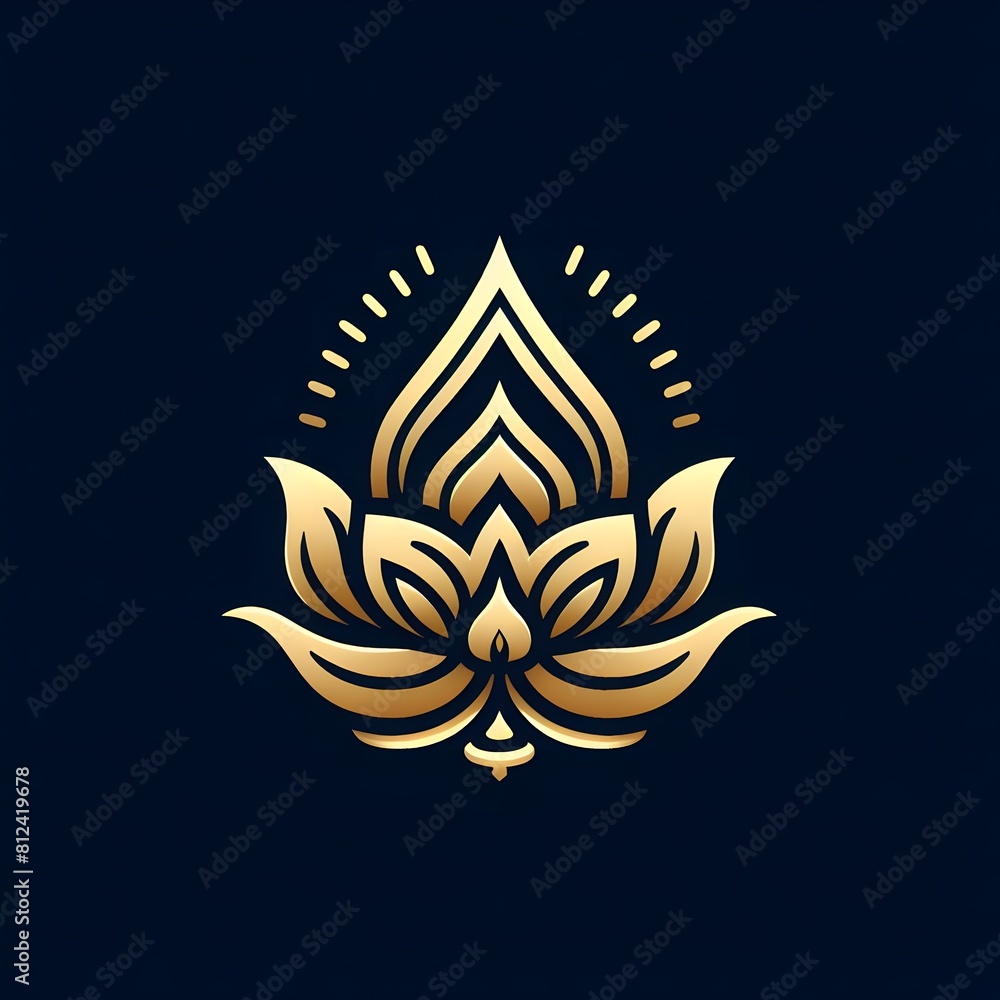 AI Generate of Luxury Premium Symbol Vector of Vesak Day with Lantern, Candle Light, Lotus AI Generate of Luxury Premium Symbol Vector of Vesak Day with Lantern, Candle Light, Lotus