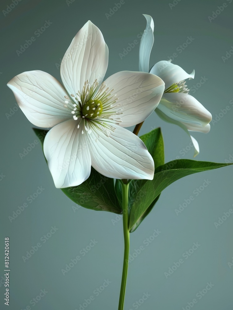 Naklejka premium white magnolia flower