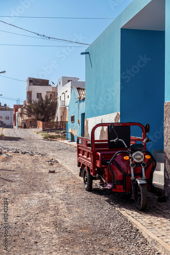 Old vehicle in the city, Sal Rei, Boa Vista, Cape Verde