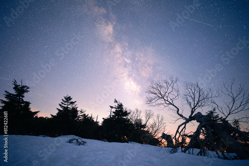 夜の山岳