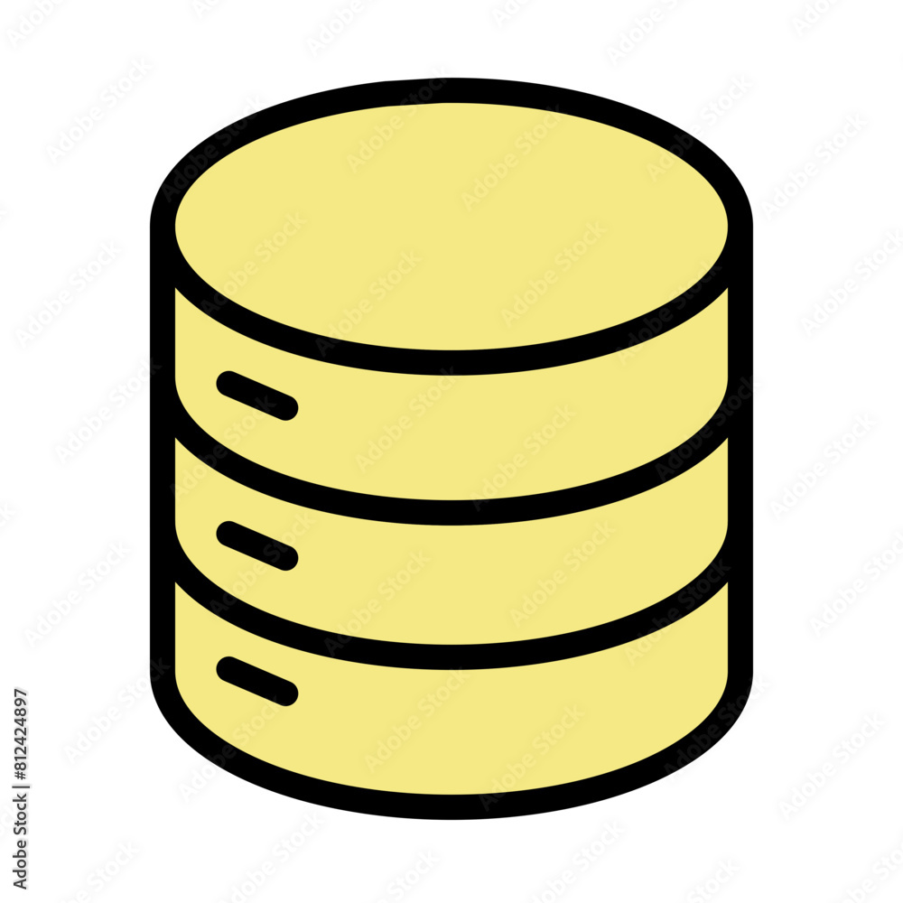 Data Line Filled Icon Design Data Line Filled Icon Design