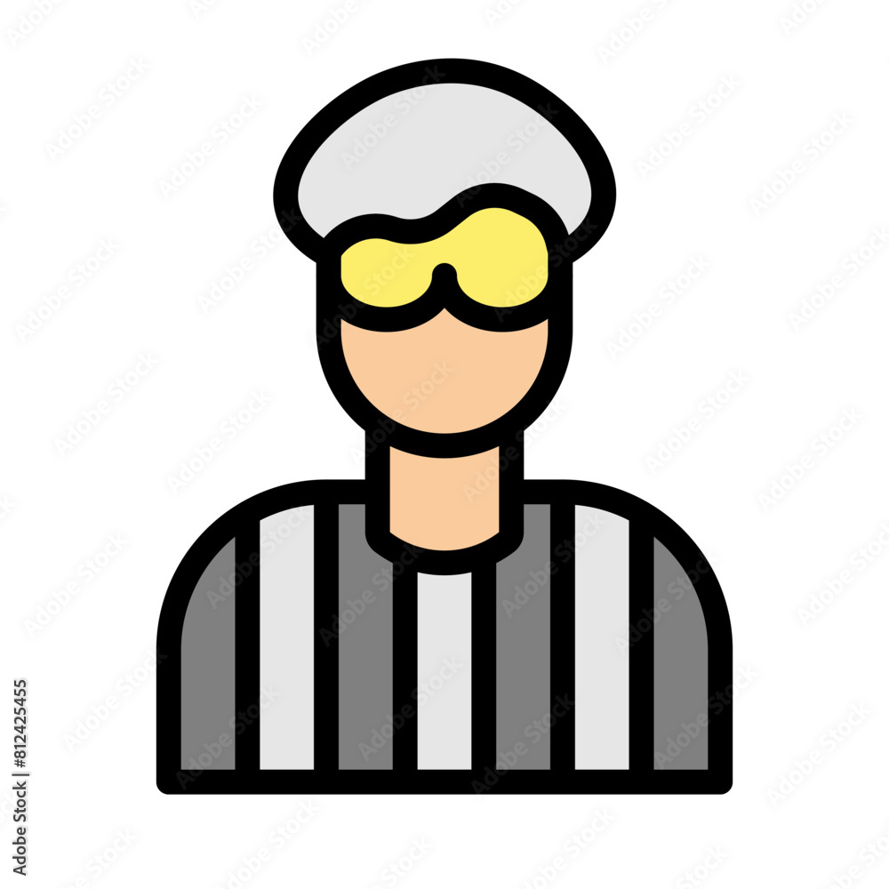 Criminal Line Filled Icon Design Criminal Line Filled Icon Design