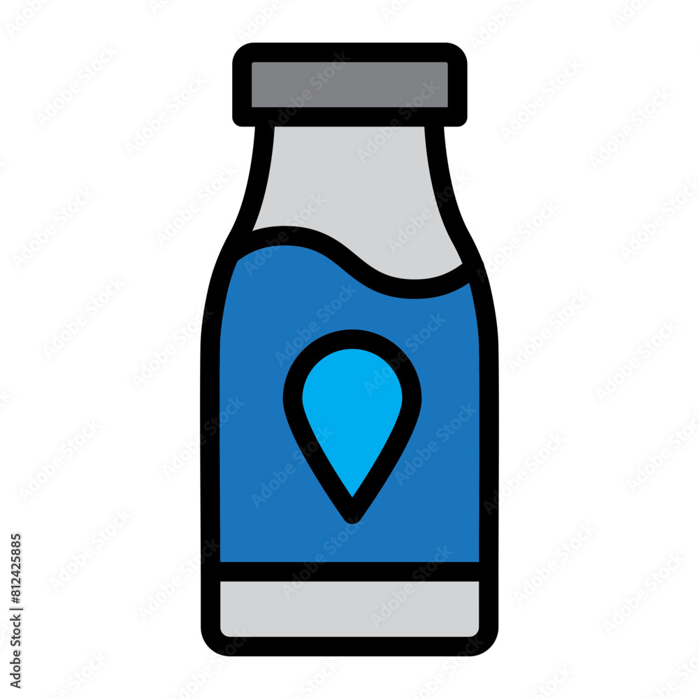Disposable packaging trends Filled Line Icon Design Disposable packaging trends Filled Line Icon Design
