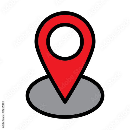 Free Download gps Filled Line Icon Design - GFXLoad