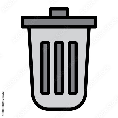 Recyclable disposables Filled Line Icon Design
