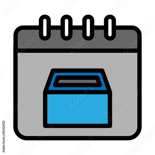 Charity Event Filled Line Icon Design