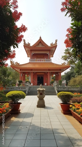 The Exterior of Buddha Temple