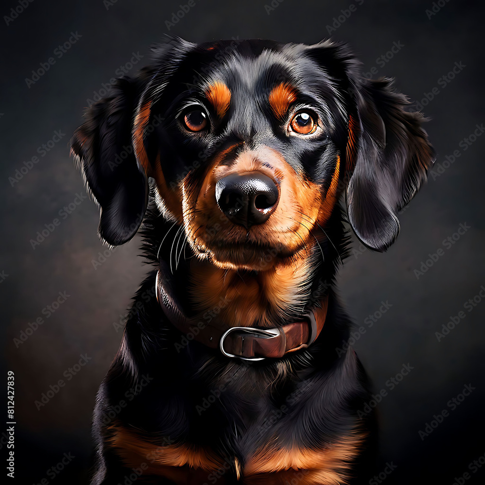 Discover the unique charm of a Dachshund-Rottweiler mix, a delightful blend of two beloved breeds, showcasing loyalty, intelligence, and affection Discover the unique charm of a Dachshund-Rottweiler mix, a delightful blend of two beloved breeds, showcasing loyalty, intelligence, and affection