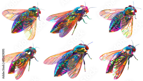 nature cicada wildlife animal  on a transparent background photo