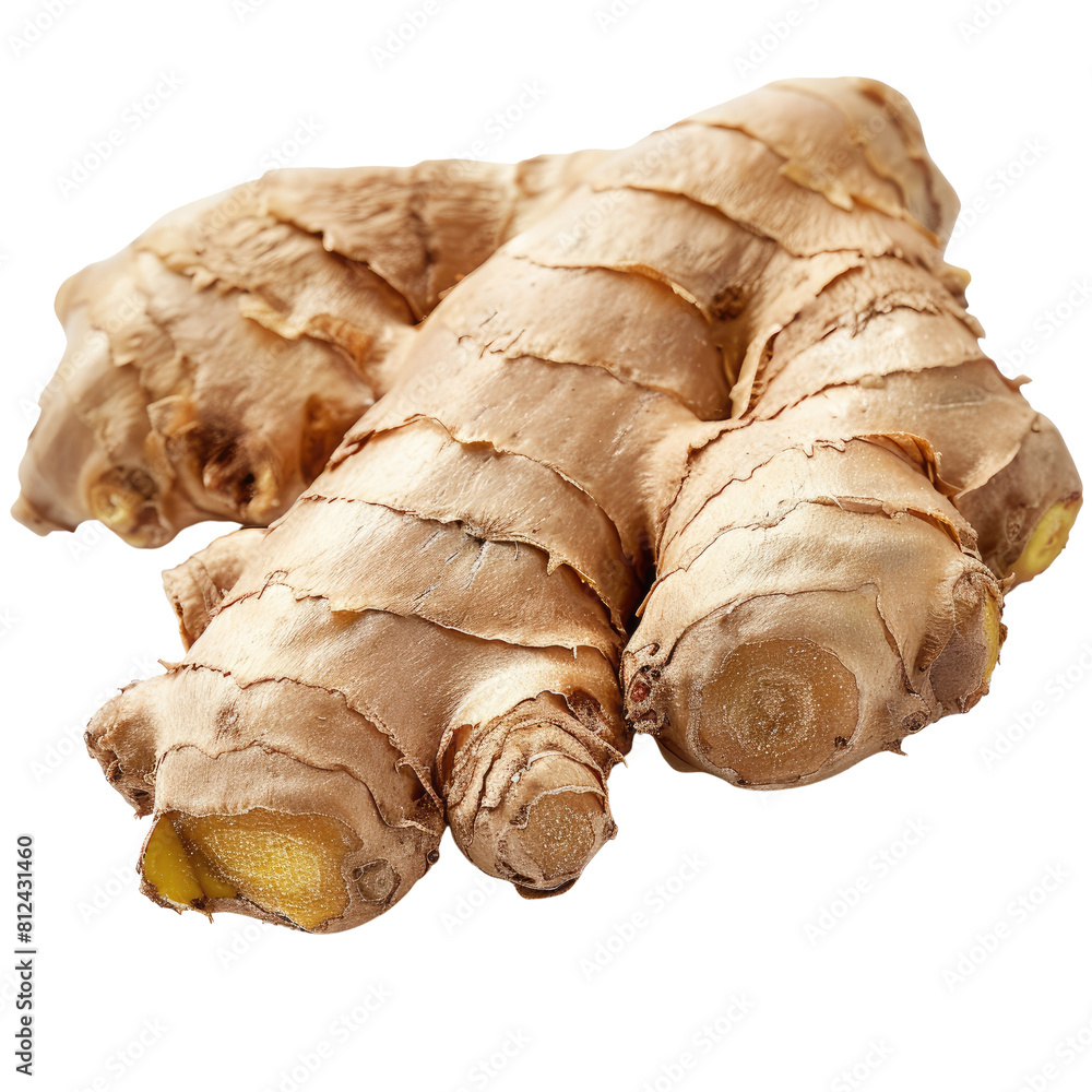 Fresh organic ginger root, a natural home remedy, can be used in cooking, grated into stir-fries, or juiced into a healthy drink.