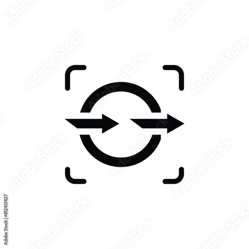 Operations management icon. Solid icon collection.