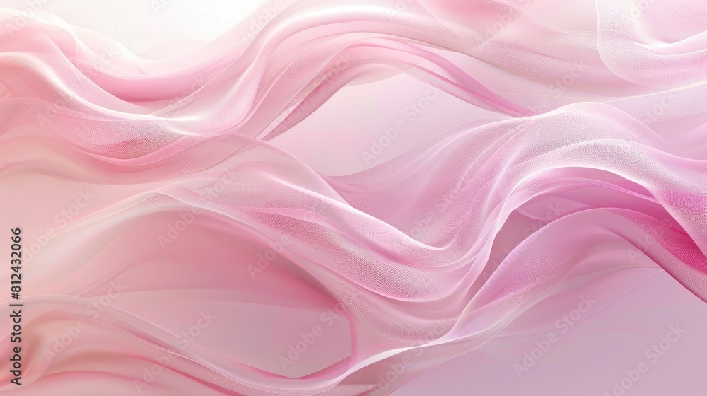 Obraz premium Abstract background with a soft pink wave