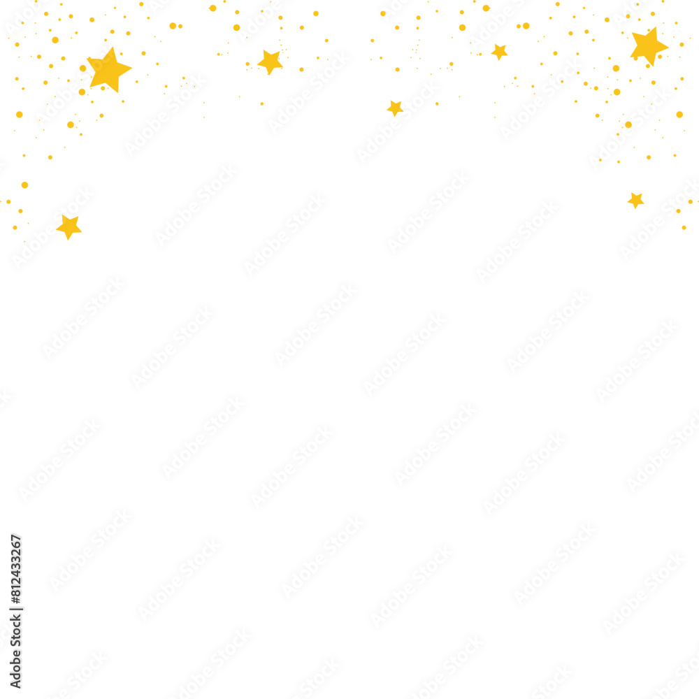 Seamless confetti star celebration decoration Seamless confetti star celebration decoration