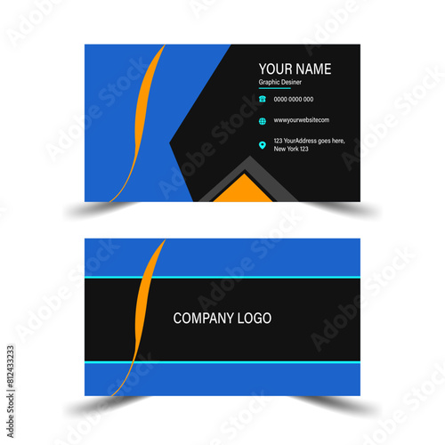 business card design minmal photo