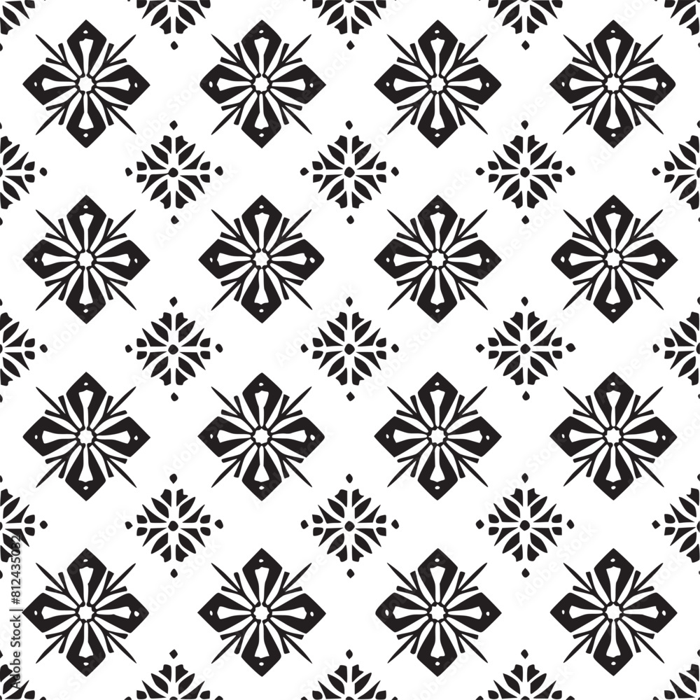 Geometric of seamless gray and white pattern Geometric of seamless gray and white pattern