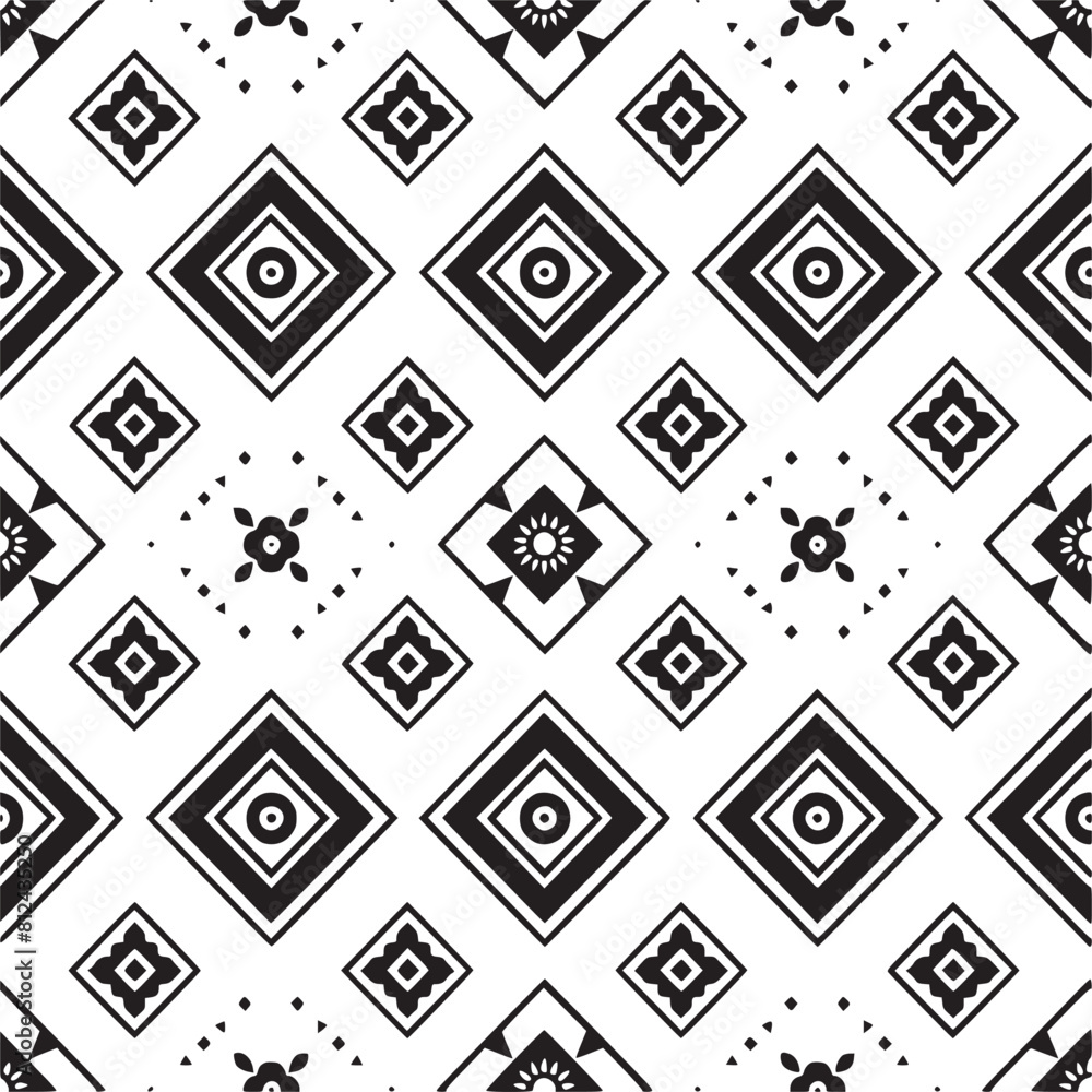 Geometric of seamless gray and white pattern Geometric of seamless gray and white pattern