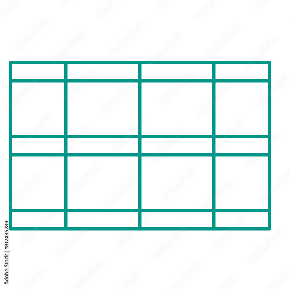 Simple accordion style data table layout template,vector Simple accordion style data table layout template,vector