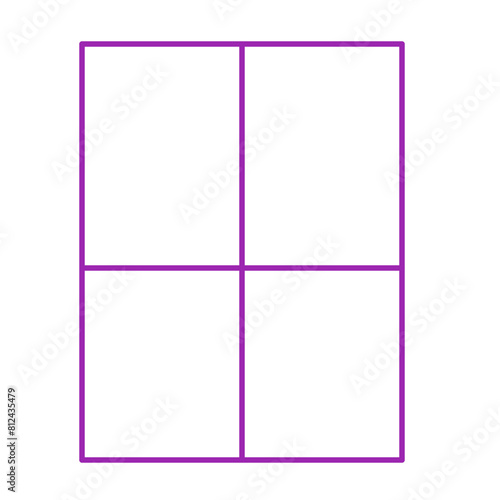Simple accordion style data table layout template,vector