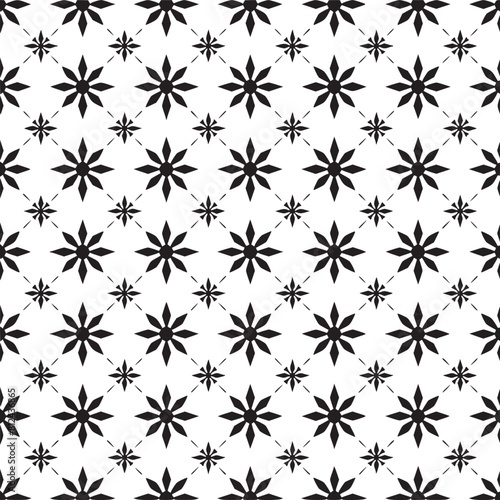 Geometric of seamless gray and white pattern