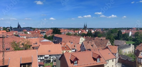 Quedlinburg, Sachsen-Anhalt,
Blick vom Schlossberg photo