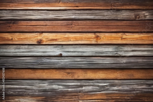 Old vintage natural shabby wooden background texture. Rustic wooden horizontal banner and wallpaper