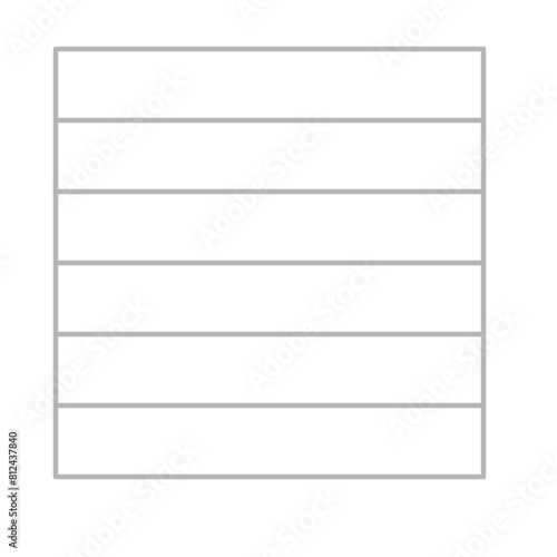 Simple stylized data table layout template