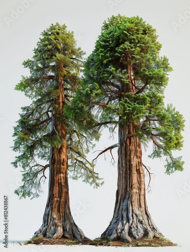 Grand Sequoia Clipart in 3D photo