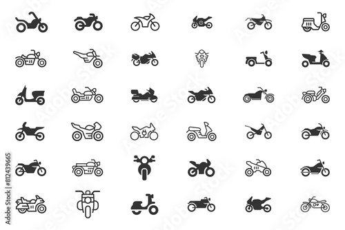 Motorcycl ,Bike Transport Icon photo