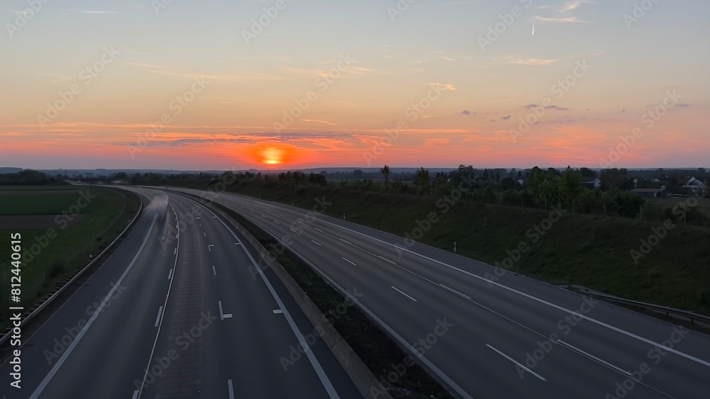 highway at night highway at night