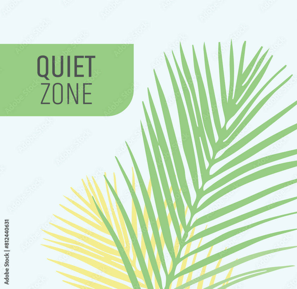 Fototapeta premium quiet zone sign
