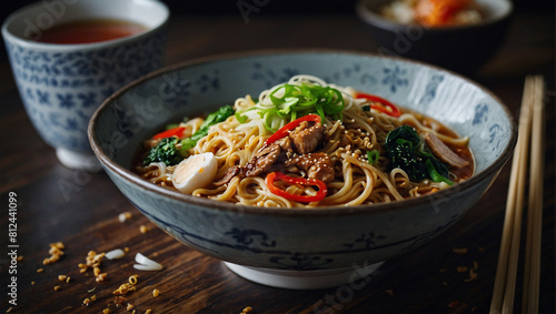 Delicious asian noodles