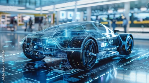 Designing a Blueprint for a Futuristic Electric Car in the Automotive Industry 