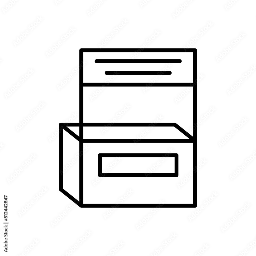 Exhibition stand outline icons, minimalist vector illustration ,simple transparent graphic element .Isolated on white background Exhibition stand outline icons, minimalist vector illustration ,simple transparent graphic element .Isolated on white background