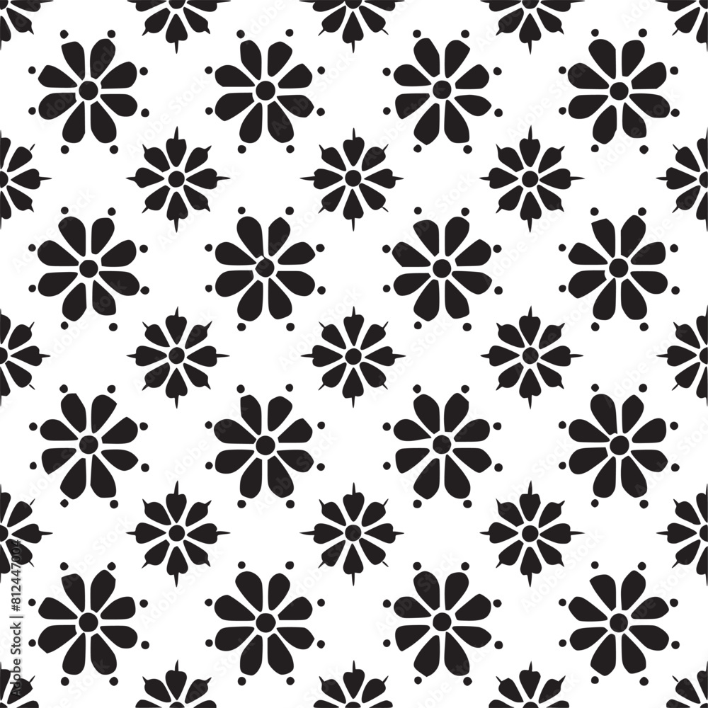 Pattern vector black and white Pattern vector black and white