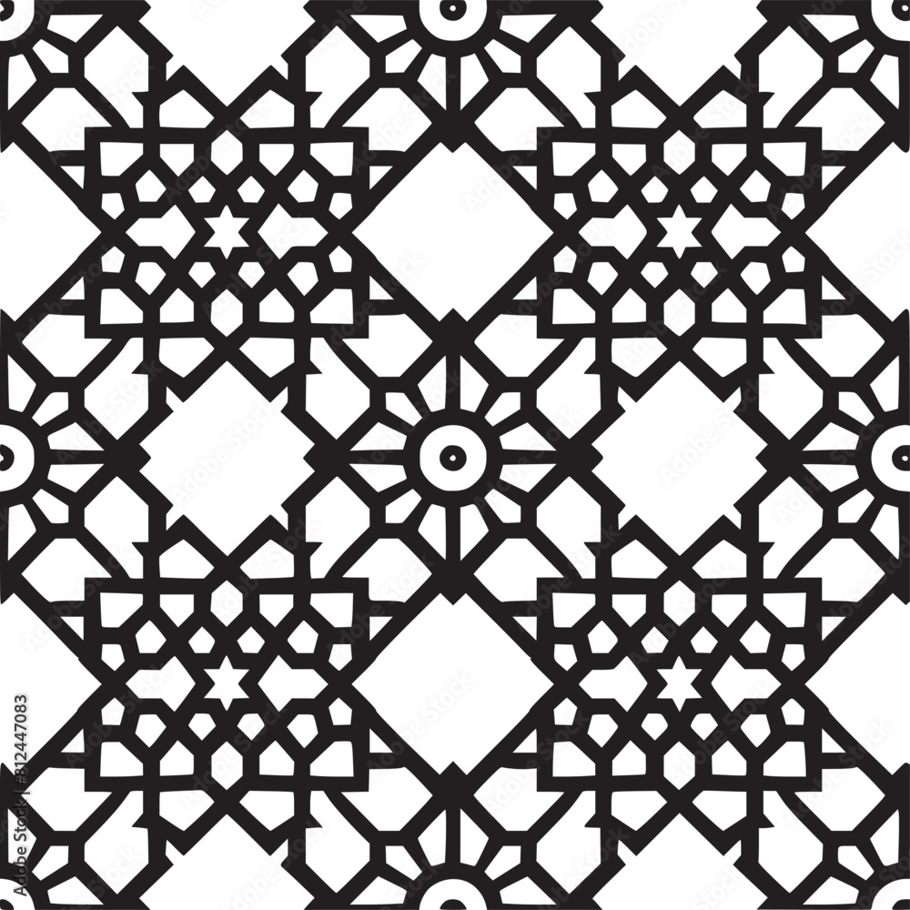Pattern vector black and white Pattern vector black and white