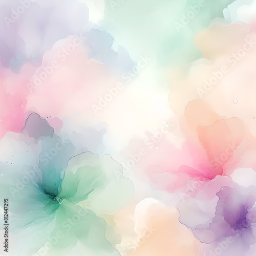 background in pastel shades in watercolor style